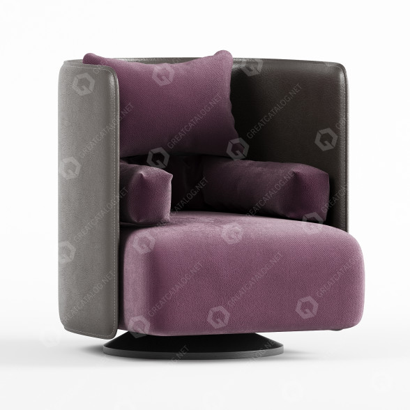 Armchair Zanotta Campiello 3D model