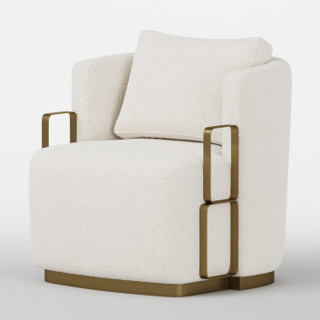 Armchair  Jose Leite de Castro Boho 3D model
