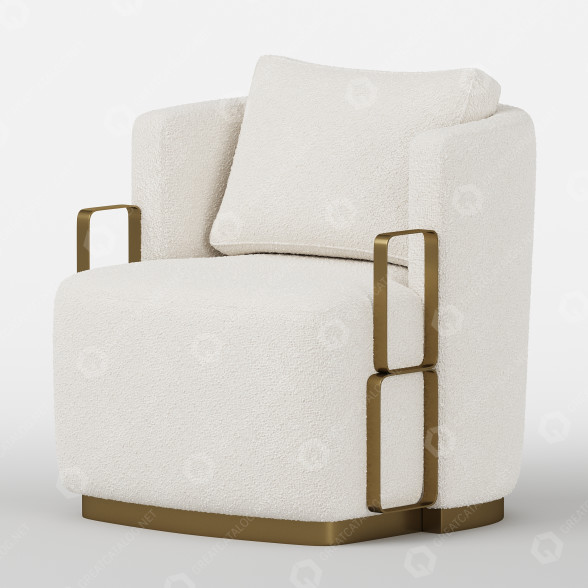 Fotel Jose Leite de Castro Boho model 3D