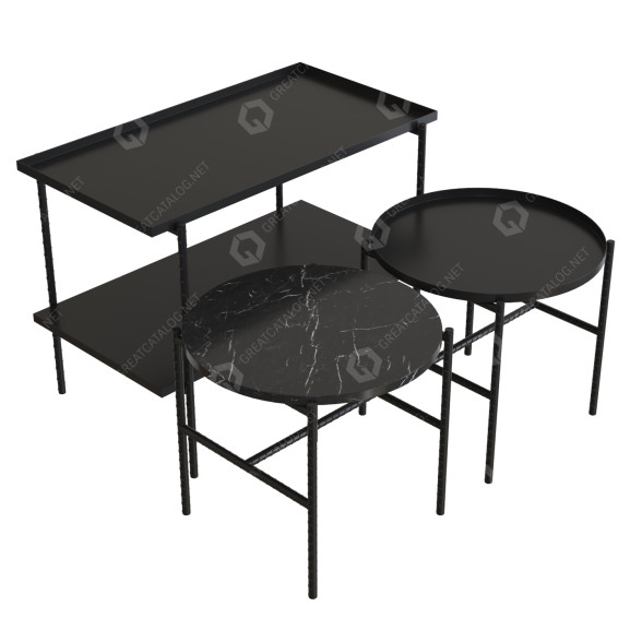 Couchtische Hay Rebar 3D-Modell