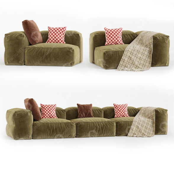 Sofa Mediterraneo 3D model