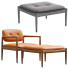 Fotel i pufa Minotti Yoko - ED-MONTE