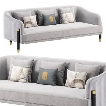 Aracıkan Mobilya Stella Upholstered Furniture Set 3D модель