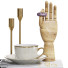 Decoración Nightlight Candlestick Brass - babarikograf