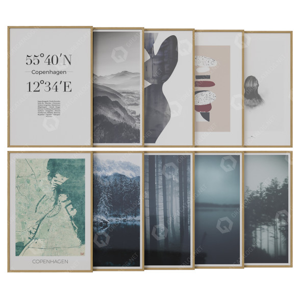 Картини Art Work Set 36 3D модель