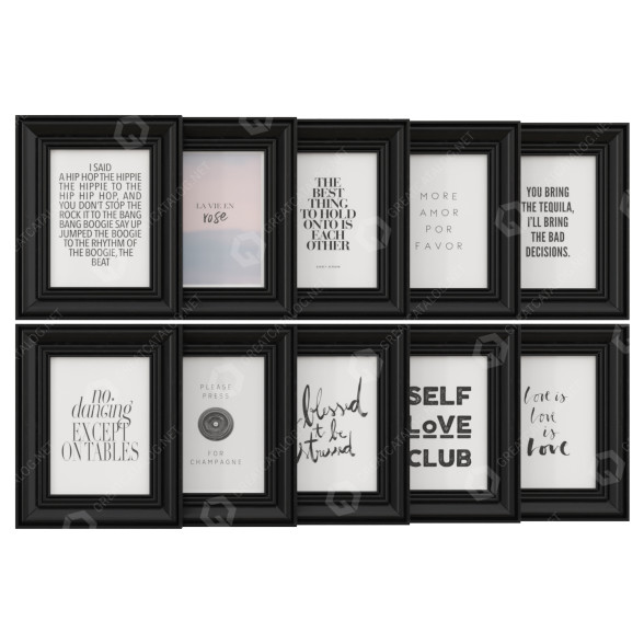 Картини Art Work Set 48 3D модель
