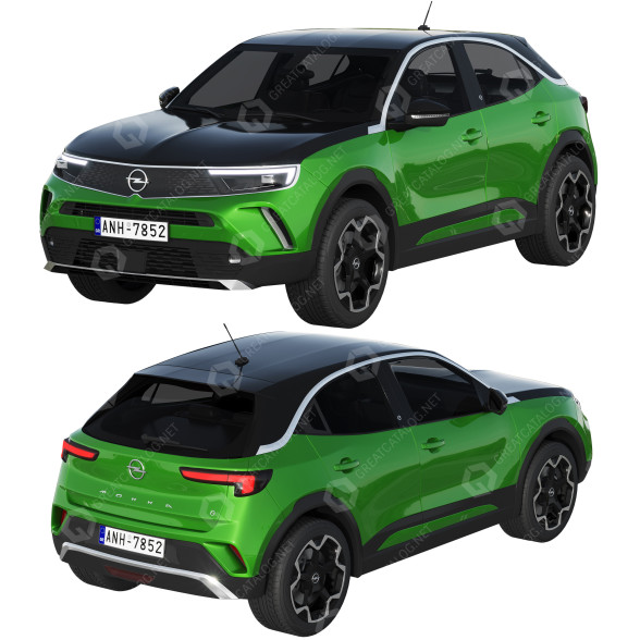 Auto Opel Mokka 3D-Modell