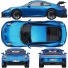 Coche Porsche 911 GT3 - zifir3d