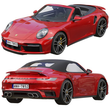 Автомобіль Porsche 911 Turbo S Cabriolet