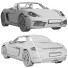 Coche Porsche Boxster - zifir3d
