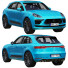 Автомобіль Porsche Macan Turbo - zifir3d