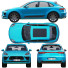 Автомобіль Porsche Macan Turbo - zifir3d