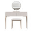Coiffeuse et tabouret Homary Modern Gray Makeup Vanity Set - Muhammad CGI