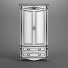 Meuble bar Carpenter Wine 2-D 2517300 230 - Skover