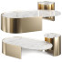 Stoliki kawowe IOC project partners Guastalla Oval Marble - Shirbeigi