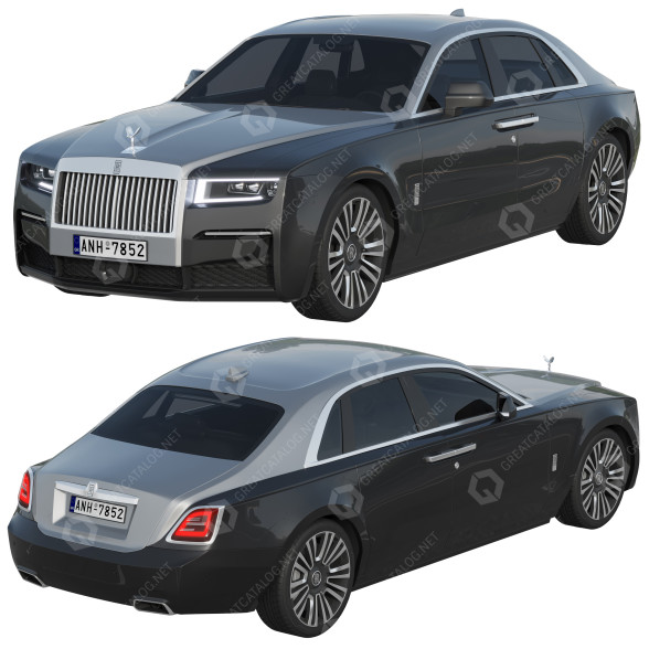 Auto Rolls-Royce Ghost 3D-Modell