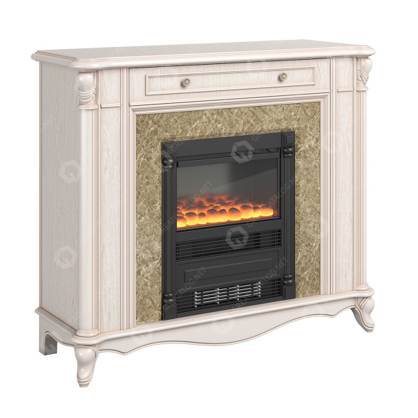 Electric Fireplace Carpenter 230 Cabinet 3D model