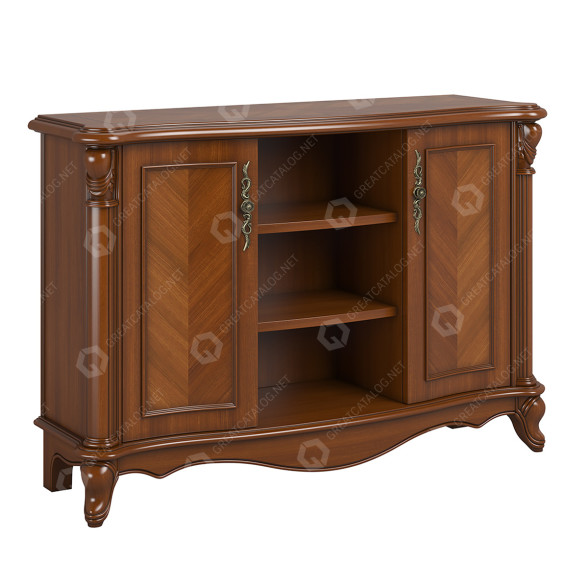 ТВ тумба Carpenter Small Cabinet 2612300 230-1 Brown 3D модель