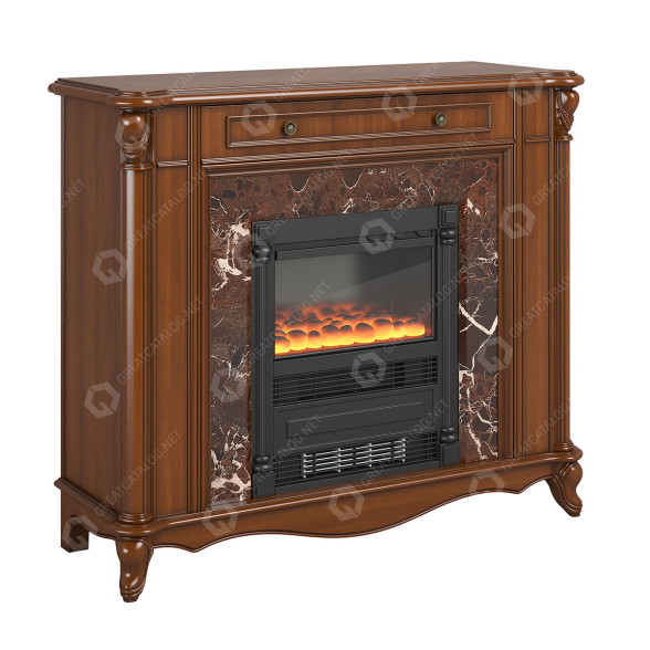 Електричний камін Carpenter Cabinet 2651100 230-1 Brown 3D модель
