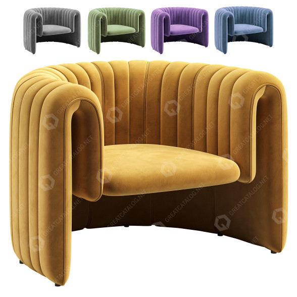 Fotel Sancal Remnant model 3D