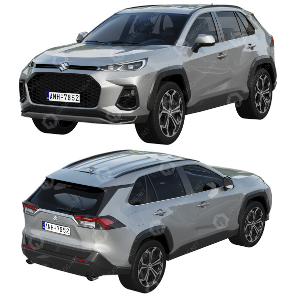 Автомобиль Suzuki Across 3D модель
