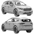 Coche Skoda Enyaq IV - zifir3d