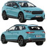 Coche Skoda Enyaq IV - zifir3d