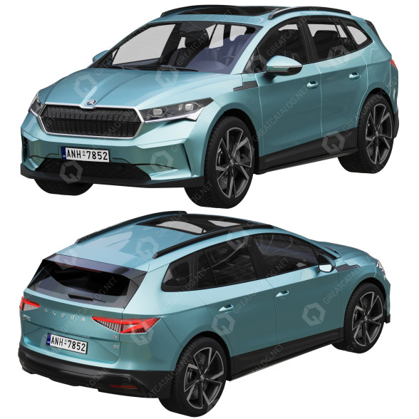 Coche Skoda Enyaq IV Modelo 3D