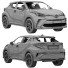 Автомобіль Toyota CH-R GR Sport - zifir3d