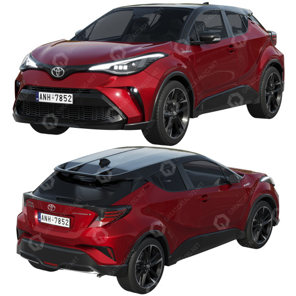 Автомобіль Toyota CH-R GR Sport 3D модель