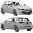 Автомобіль Toyota Corolla Hatchback - zifir3d