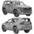 Автомобіль Toyota Land Cruiser 300 - zifir3d