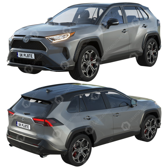Автомобіль Toyota RAV4 Prime 3D модель