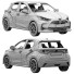 Автомобіль Toyota Yaris - zifir3d