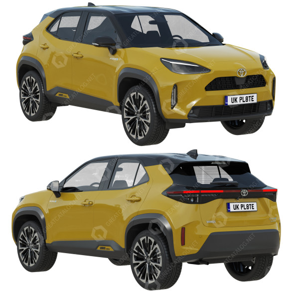Автомобіль Toyota Yaris Cross 3D модель