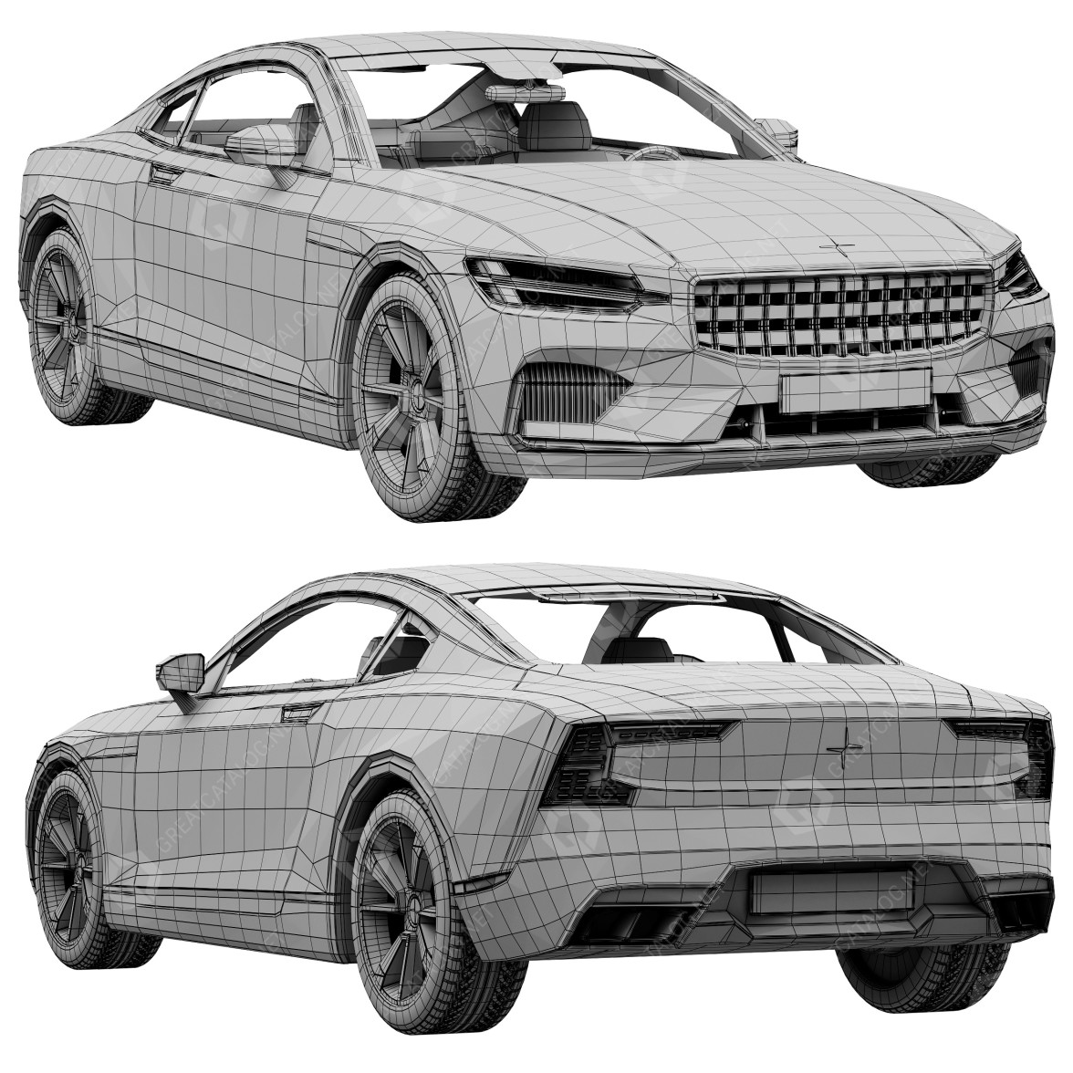 ᐉ Auto Volvo Polestar 1 3D-Modell🔥 - GC 26098