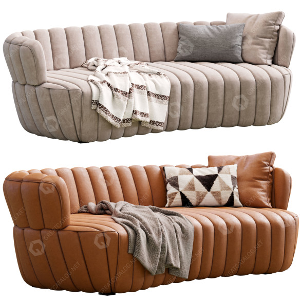 Sofa Meridiani Joseph 3D model