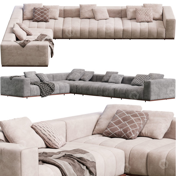 Sofa Meridiani Goodman 3D-Modell
