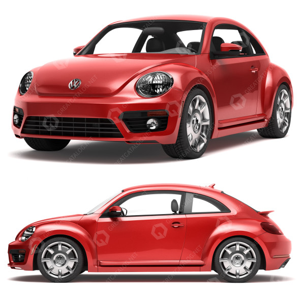 Samochód Volkswagen Beetle model 3D