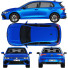 Автомобіль Volkswagen Golf 8 R - zifir3d