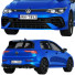 Автомобіль Volkswagen Golf 8 R - zifir3d