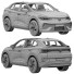 Samochód Volkswagen ID5 - zifir3d
