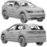 Coche Volkswagen ID6 X - zifir3d
