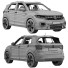 Samochód Volkswagen T-Cross - zifir3d