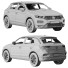 Coche Volkswagen T Roc - zifir3d