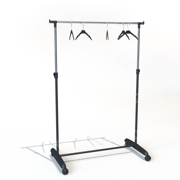Aufhänger Floor Rack for Clothes 3D-Modell