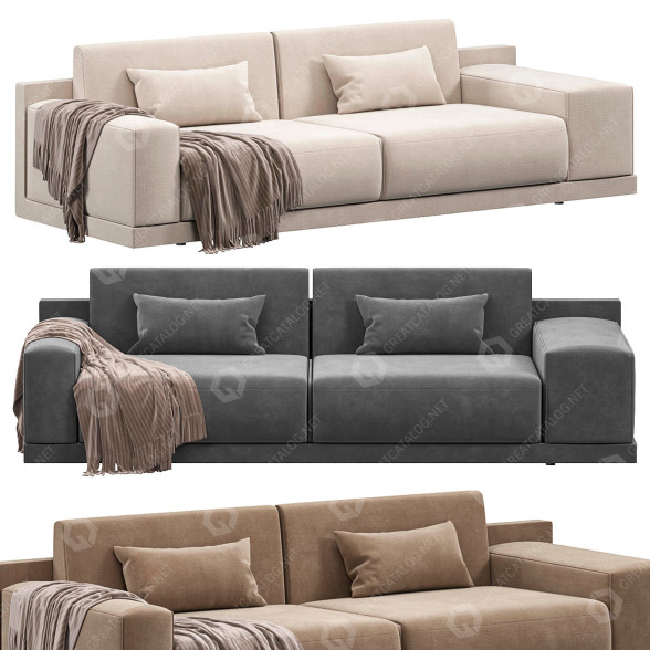Sofa Sancal Happen model 3D