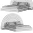 Bett The High Wall Salana - Rivera 3D