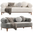 Sofá 1stDibs Contemporary Upholstered in Boucle Fabric - Neeo