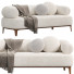 Sofá 1stDibs Contemporary Upholstered in Boucle Fabric - Neeo